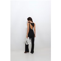 Refined Edge High Rise Straight Leg Tailored Pants Black