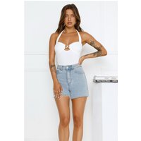 Starfish Beauty Halter Top White