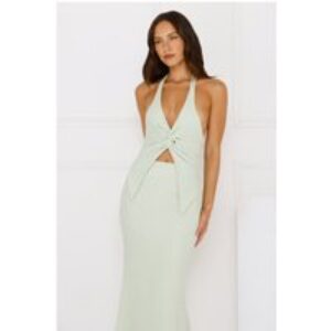 Cloudscape Halter Top Sage