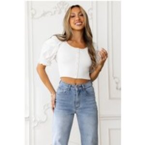 Beyond The Seasons Top Off White
