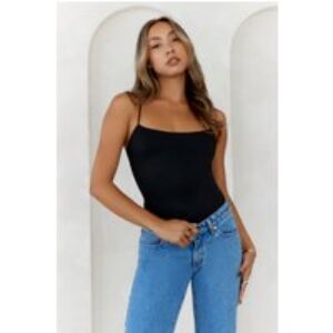 BASE Day To Night Longline Top Black