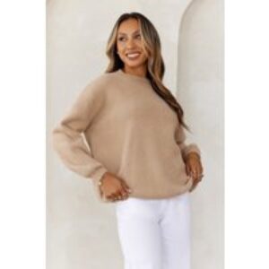 Winter Escape Knit Sweater Mocha