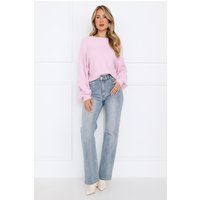 Snowing Outside Knit Sweater Lilac