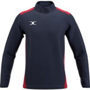 Gilbert Rugby Gilbert Atom Warm Up Top – Mens – Size: 3XL – Dark Navy/Red