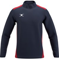 Gilbert Rugby Gilbert Atom Warm Up Top - Mens - Size: L - Dark Navy/Red