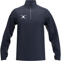 Gilbert Rugby Gilbert Atom 1/4 Zip Fleece - Mens - Size: L - Dark Navy