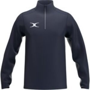 Gilbert Rugby Gilbert Atom 1/4 Zip Fleece – Junior – Size: Age 13 – Dark Navy