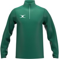 Gilbert Rugby Gilbert Atom 1/4 Zip Fleece - Junior - Size: Age 7 - 8 - Green