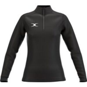 Gilbert Rugby Gilbert Atom 1/4 Zip Fleece – Womens – Size: 20 – Black