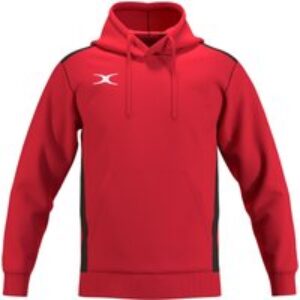 Gilbert Rugby Gilbert Atom Hoodie – Junior – Size: Age 13 – Red/Black