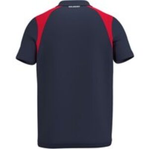 Gilbert Rugby Gilbert Atom S/S Polo Shirt - Mens - Size: S - Dark Navy/Red