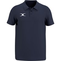 Gilbert Rugby Gilbert Atom S/S Polo Shirt - Junior - Size: Age 13 - Dark Navy