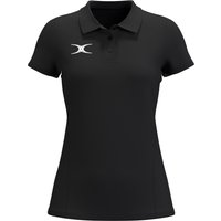 Gilbert Rugby Gilbert Atom S/S Polo Shirt - Womens - Size: 10 - Black