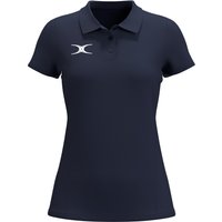 Gilbert Rugby Gilbert Atom S/S Polo Shirt - Womens - Size: 16 - Dark Navy