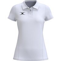 Gilbert Rugby Gilbert Atom S/S Polo Shirt - Womens - Size: 16 - White