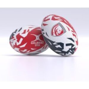 Gilbert Rugby Gilbert Gloucester Supporter Ball – Size: Sz 4 – Country Colours