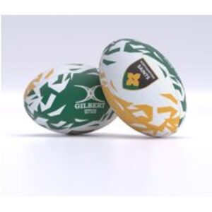 Gilbert Rugby Gilbert Northampton Saints Supporter Ball – Size: Sz 4 – Country Colours