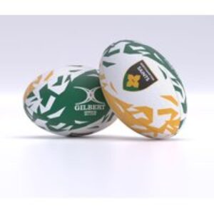 Gilbert Rugby Gilbert Northampton Saints Supporter Ball – Size: Sz 5 – Country Colours