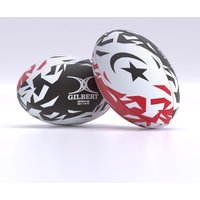 Gilbert Rugby Gilbert Saracens Supporter Ball - Size: Sz 5 - Country Colours