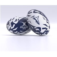 Gilbert Rugby Gilbert Sale Sharks Supporter Ball - Size: Sz 4 - Country Colours