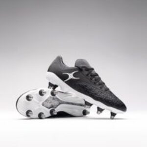 Gilbert Rugby Gilbert Icon Vapour 8S Boots – Senior – Size: UK 8 | EU 42 – Black