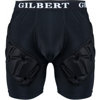 Gilbert Rugby Gilbert XP25 Protective Shorts - Junior - Size: Extra Small Junior - Black