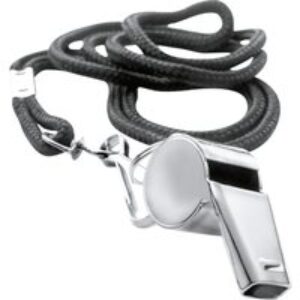 Gilbert Rugby Gilbert Whistle & Lanyard – Silver