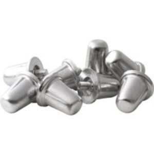 Gilbert Rugby Gilbert Aluminium Studs – Size: 21mm (x100) – Silver