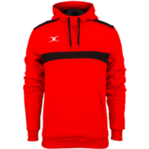 Gilbert Rugby Gilbert Photon Hoodie - Mens - Size: XL - Red / Black