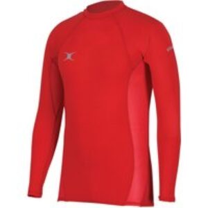 Gilbert Rugby Gilbert Atomic Baselayer Top - Mens - Size: 3XL - Red