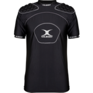 Gilbert Rugby Gilbert Atomic V3 Shoulder Pads – Junior – Size: Large Child – Black / Charcoal