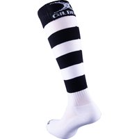 Gilbert Rugby Gilbert Kryten II Hoops Socks - Senior - Black / White