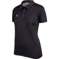 Gilbert Rugby Gilbert Pro Polo Shirt - Women's - Size: 16 - Black