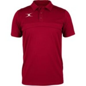 Gilbert Rugby Gilbert Photon Polo Shirt – Junior – Size: Age 11 – 12 – Maroon