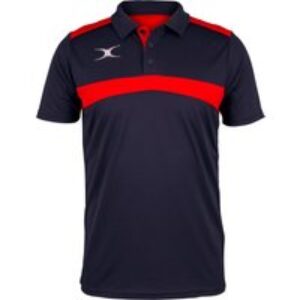 Gilbert Rugby Gilbert Photon Polo Shirt - Mens - Size: 2XL - Dark Navy / Red