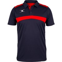 Gilbert Rugby Gilbert Photon Polo Shirt - Mens - Size: 2XL - Dark Navy / Red
