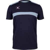 Gilbert Rugby Gilbert Photon T-Shirt - Junior - Size: Age 9 - 10 - Dark Navy / Sky