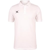 Gilbert Rugby Gilbert Quest Polo Shirt - Junior - Size: Age 11 - 12 - White