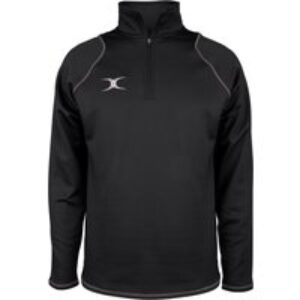 Gilbert Rugby Gilbert Quest 2 1/4 Zip Fleece - Mens - Size: XL - Black
