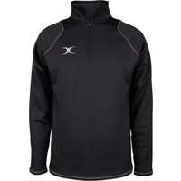 Gilbert Rugby Gilbert Quest 2 1/4 Zip Fleece - Mens - Size: XL - Black