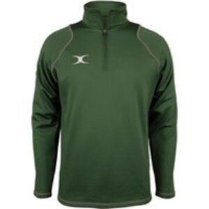 Gilbert Rugby Gilbert Quest 2 1/4 Zip Fleece - Mens - Size: M - Green
