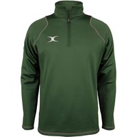 Gilbert Rugby Gilbert Quest 2 1/4 Zip Fleece - Mens - Size: M - Green