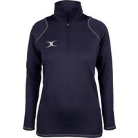 Gilbert Rugby Gilbert Quest 2 1/4 Zip Fleece - Women's - Size: 8 - Dark Navy