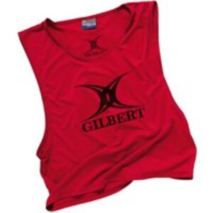 Gilbert Rugby Gilbert Junior Polyester Bibs - Size: Youth - Red