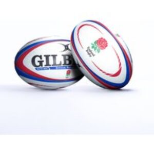 Gilbert Rugby Gilbert England Replica Ball – Size: Super Midi – Country Colours