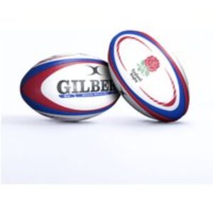 Gilbert Rugby Gilbert England Replica Ball – Size: Mini – Country Colours
