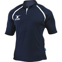 Gilbert Rugby Gilbert XACT Plain Match Shirt - Junior - Size: Age 12 - 13 - Navy
