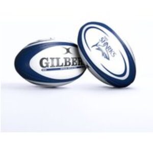 Gilbert Rugby Gilbert Sale Sharks Replica Ball – Size: Mini