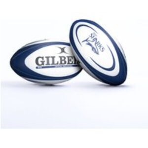 Gilbert Rugby Gilbert Sale Sharks Replica Ball – Size: Midi