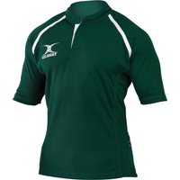Gilbert Rugby Gilbert XACT Plain Match Shirt - Junior - Size: Age 7 - 8 - Green